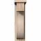 Ekena Millwork Del Monte Smooth Corbel w/Backplate, Douglas Fir, 5 1/2"W x 12"D x 20"H COR06X12X20DEL01SDF - alternate 2